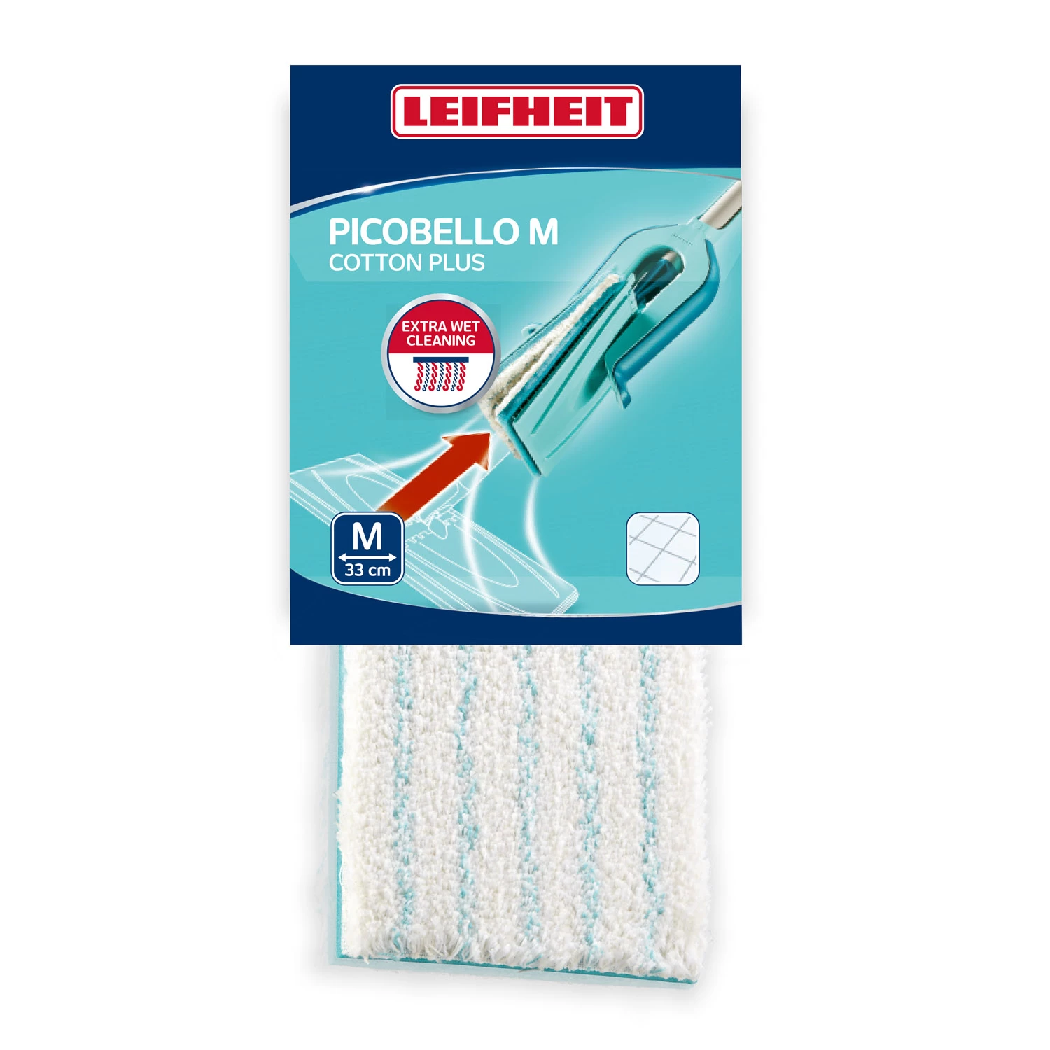 Leifheit Picobello Vervangingspad M 33 Cm CottonPlus 2 Leifheit Picobello Vervangingspad M 33 Cm CottonPlus - Afbeelding 2