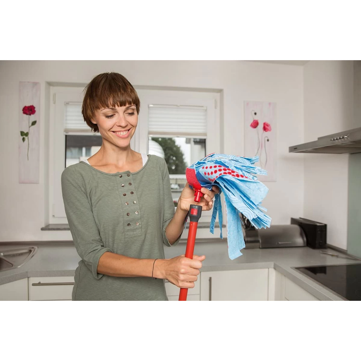 Vileda Supermocio 3 Action Telescoop Steel 5 Vileda Supermocio 3 Action Telescoop Steel - Afbeelding 5