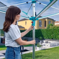 Leifheit Linomatic 400 Droogmolen Incl. Bodemhuls40 Meter -NL-Huis & Thuis 131 5285 4