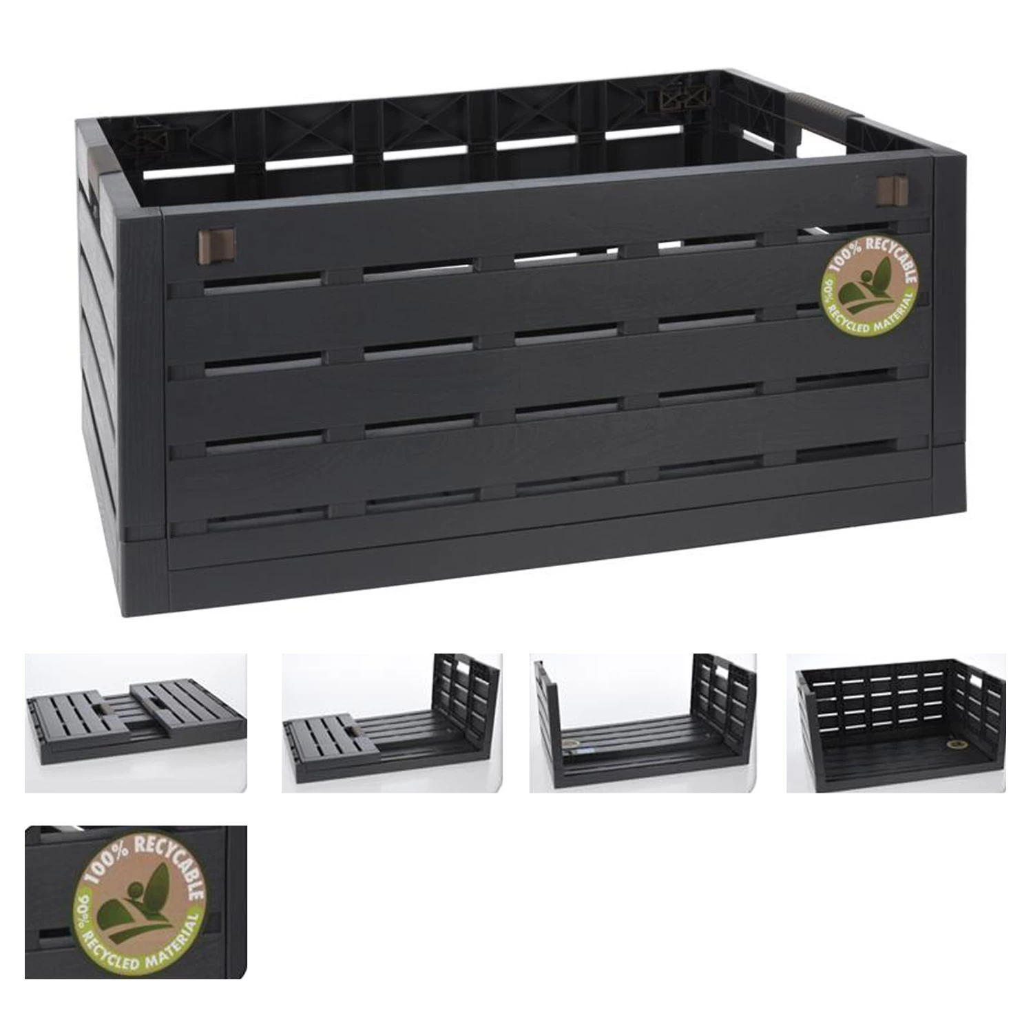 Vouwkrat 60 Liter 38 X 27,5 Cm 1 Vouwkrat 60 Liter 38 X 27,5 Cm