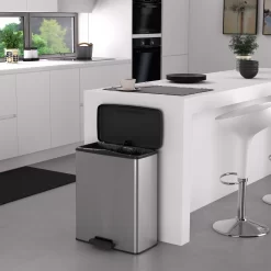 Curver Decobin 65L Rechthoek Zilver Metallic -NL-Huis & Thuis 141 1001 4 1