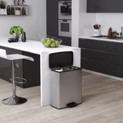 Curver Decobin Duo 26L/26L Zilver Metallic -NL-Huis & Thuis 141 1002 7 1