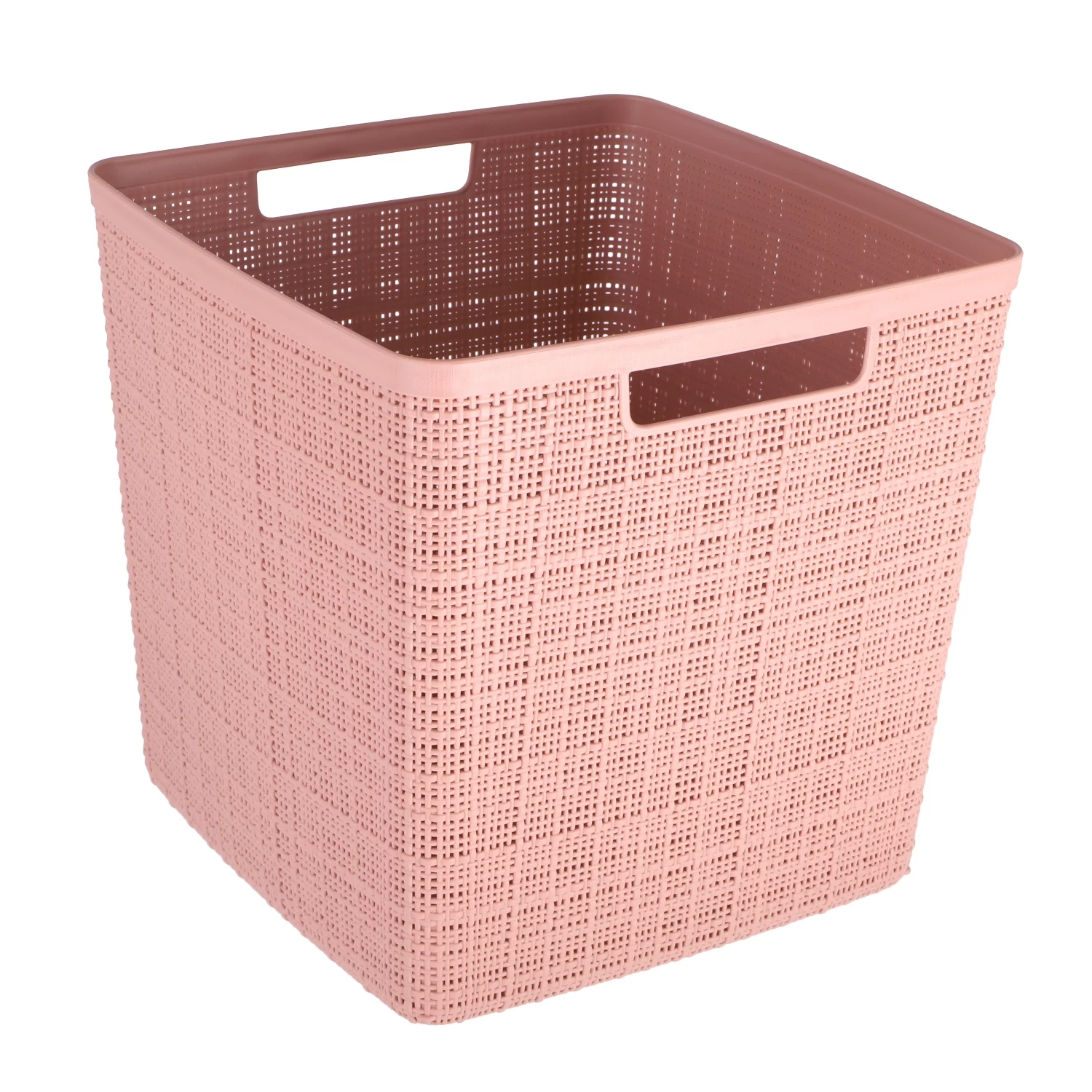 Curver Jute Opbergmand Cube 17L Rose Dawn 2 Curver Jute Opbergmand Cube 17L Rose Dawn - Afbeelding 2