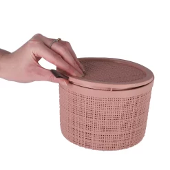 Curver Jute Opbergmand Rond 2L Rose Dawn -NL-Huis & Thuis 141 1465 3 1