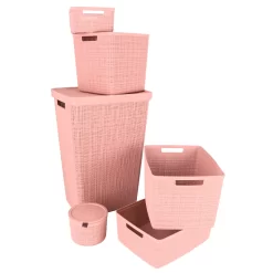 Curver Jute Opbergmand Rond 2L Rose Dawn -NL-Huis & Thuis 141 1465 6 1