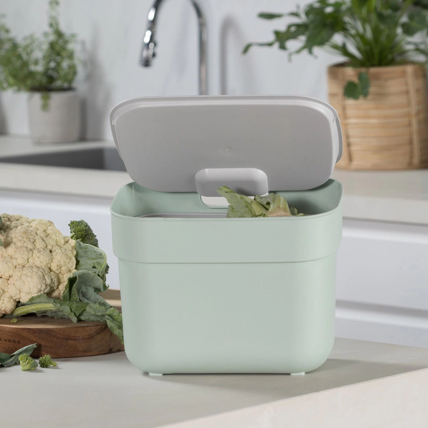 Curver Ready To Collect Gft 5l Groen/grijs 5 Curver Ready To Collect Gft 5l Groen/grijs - Afbeelding 5