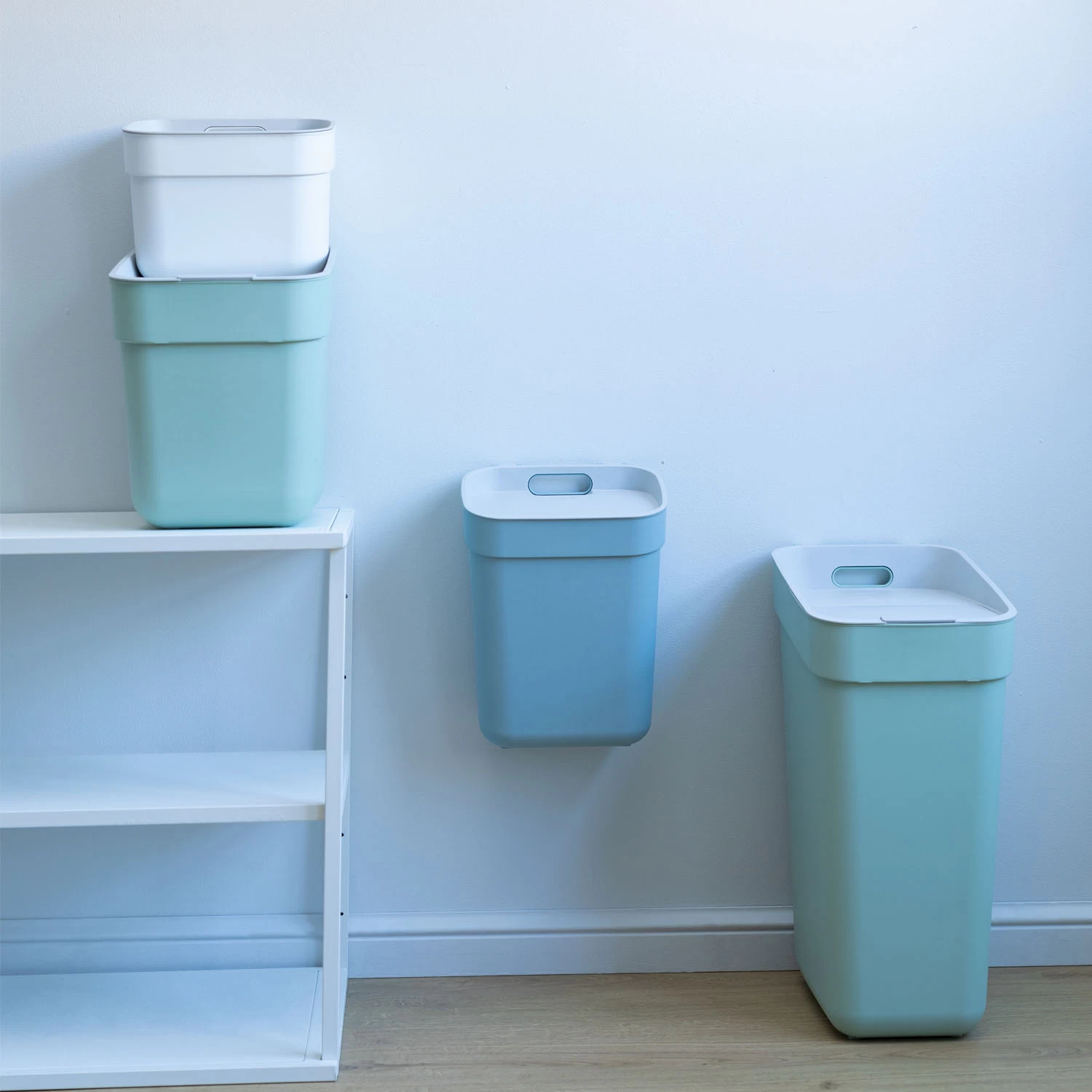 Curver Ready To Collect 10L Blauw Grijs 4 Curver Ready To Collect 10L Blauw Grijs - Afbeelding 4