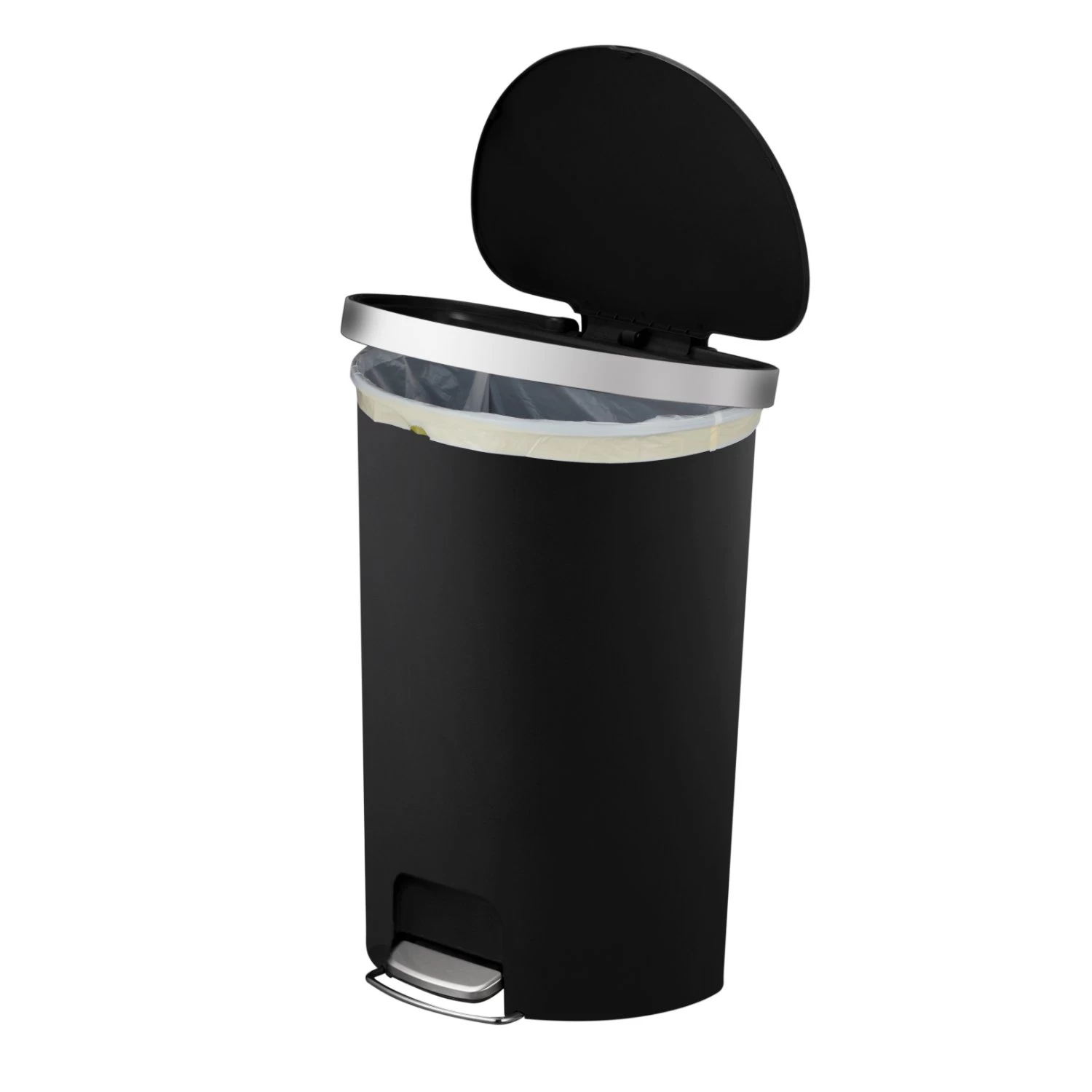 Eko Hana Pedaalemmer 55l Zwart Ingebouwde Wielen 3 Eko Hana Pedaalemmer 55l Zwart Ingebouwde Wielen - Afbeelding 3