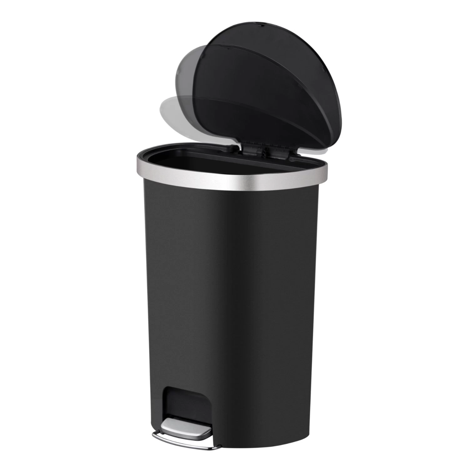 Eko Hana Pedaalemmer 55l Zwart Ingebouwde Wielen 4 Eko Hana Pedaalemmer 55l Zwart Ingebouwde Wielen - Afbeelding 4