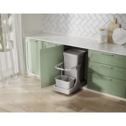 Eko Afvalemmer 20+4l Grijs Deco Inbouw -NL-Huis & Thuis 141 3124 4 1