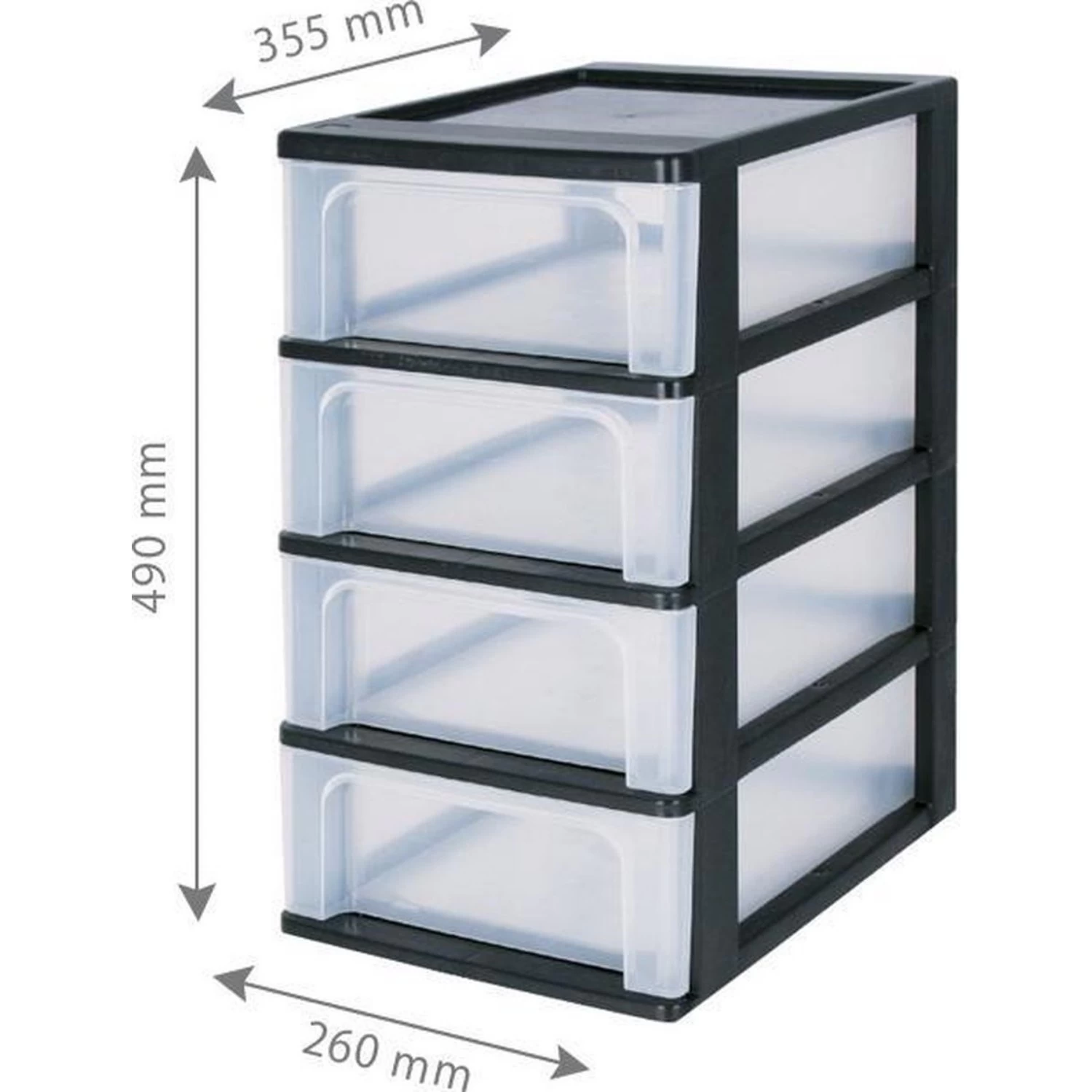 Iris Ladekast 4x 7 Liter 4 Iris Ladekast 4x 7 Liter - Afbeelding 4