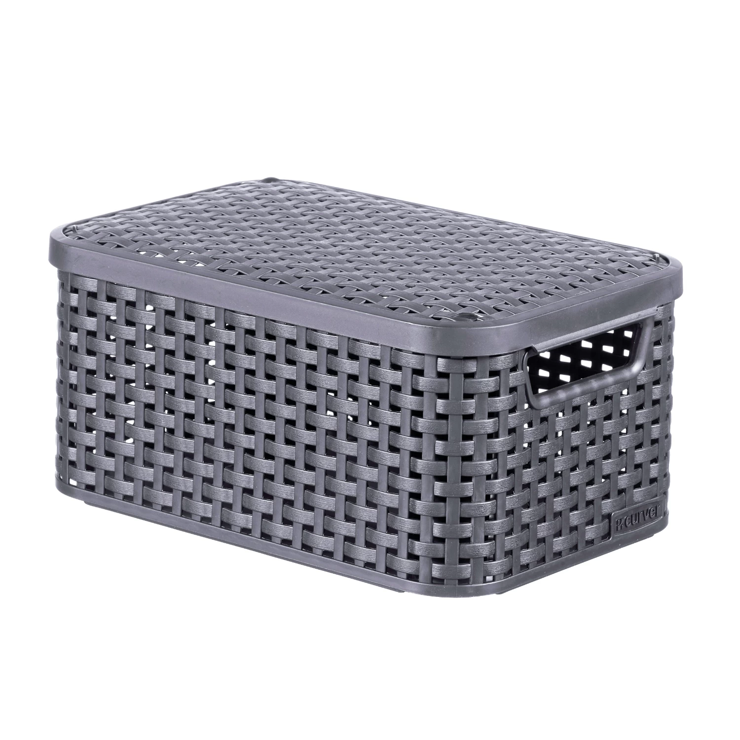 Curver Style Mandje 6L S Deksel Antraciet 1 Curver Style Mandje 6L S Deksel Antraciet