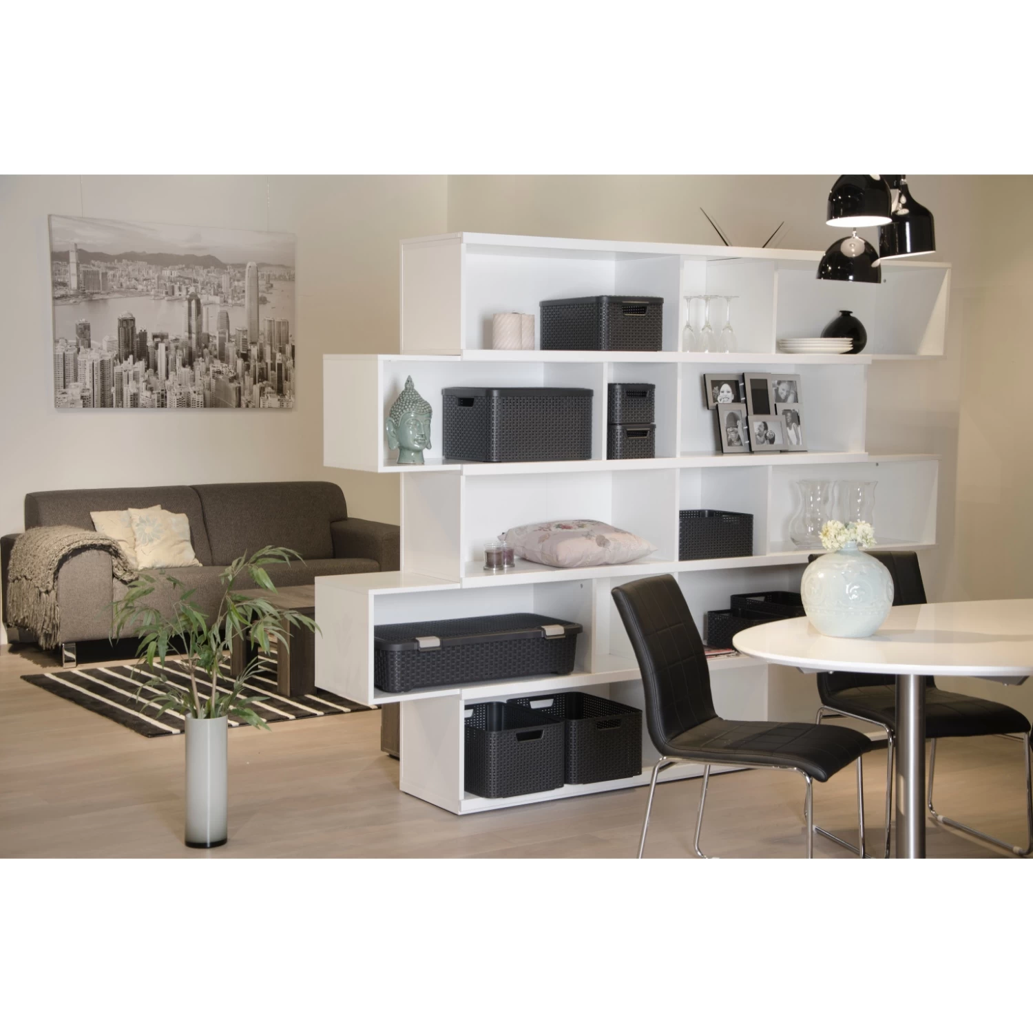 Curver Style Mandje 6L S Deksel Antraciet 3 Curver Style Mandje 6L S Deksel Antraciet - Afbeelding 3