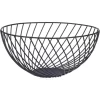 Fruitmand Metaal Zwart 25x12 Cm
