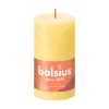 Bolsius Stompkaars Rustiek 13 X 6,8 Cm Sunny Yellow