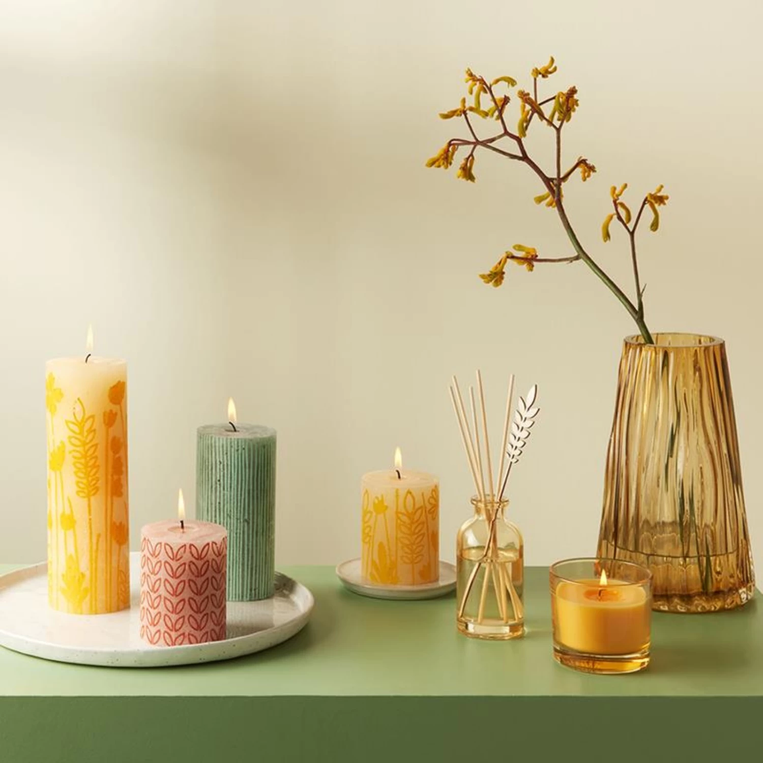 Bolsius Silhouette Stompkaars Misty Pink Met Print 80x68 Mm 2 Bolsius Silhouette Stompkaars Misty Pink Met Print 80x68 Mm - Afbeelding 2