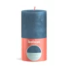 Bolsius Stompkaars Rustiek 13 X 6,8 Cm Shimmer Blue