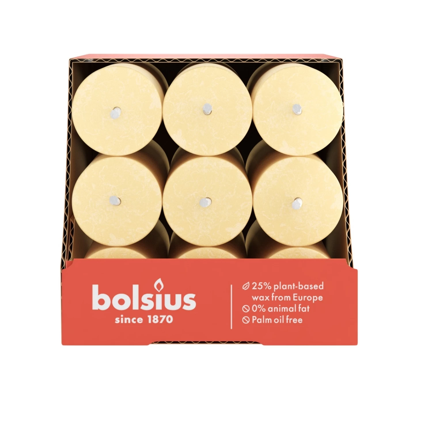 Bolsius Dinerkaars Rustiek Oat Beige 2 Bolsius Dinerkaars Rustiek Oat Beige - Afbeelding 2