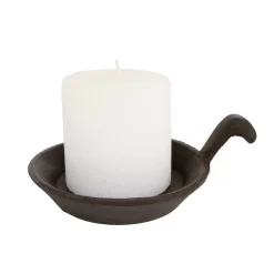 Kandelaar Rond Blaker Zwart 12x15,8x5,5cm