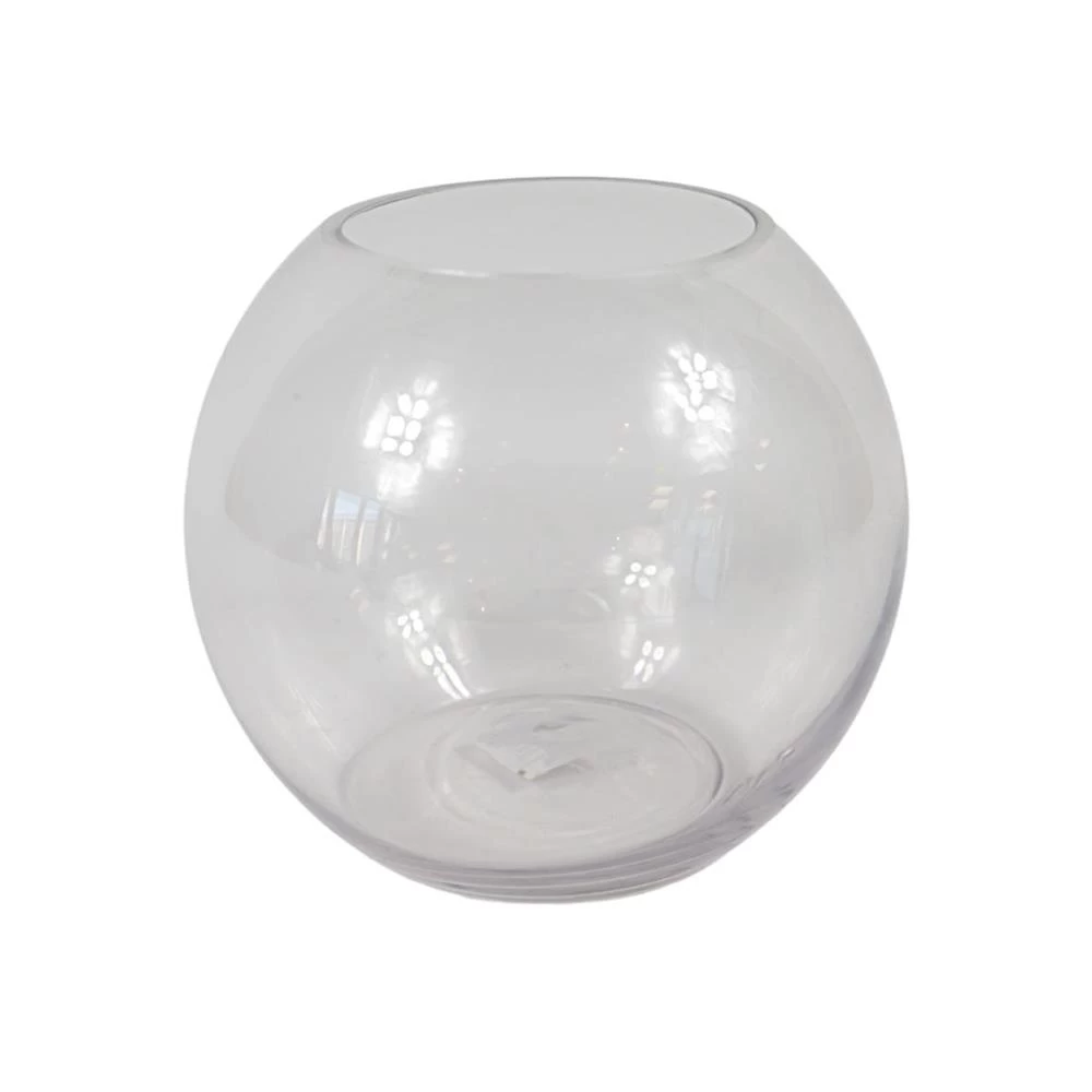 Vaas Glas Rond 17,5 Cm 1 Vaas Glas Rond 17,5 Cm