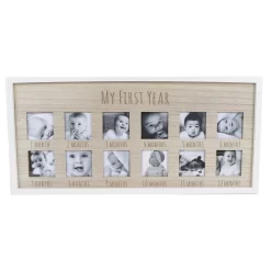 Fotolijst My First Year Naturel/wit Hout 47x22x 1,5cm -NL-Huis & Thuis 161 5613 4 1