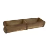 Kist Brick Mould Dubble Recycle Naturel Hout58x15x10cm