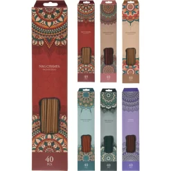 Wierookstokjes 40 Stuks 6 Assorti Geur