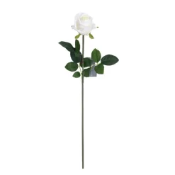 Kunstbloem Rozentak Creme 56 Cm