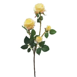 Kunstbloem Rozentak Geel 76 Cm