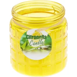Citronella Kaars In Glazen Pot Assorti