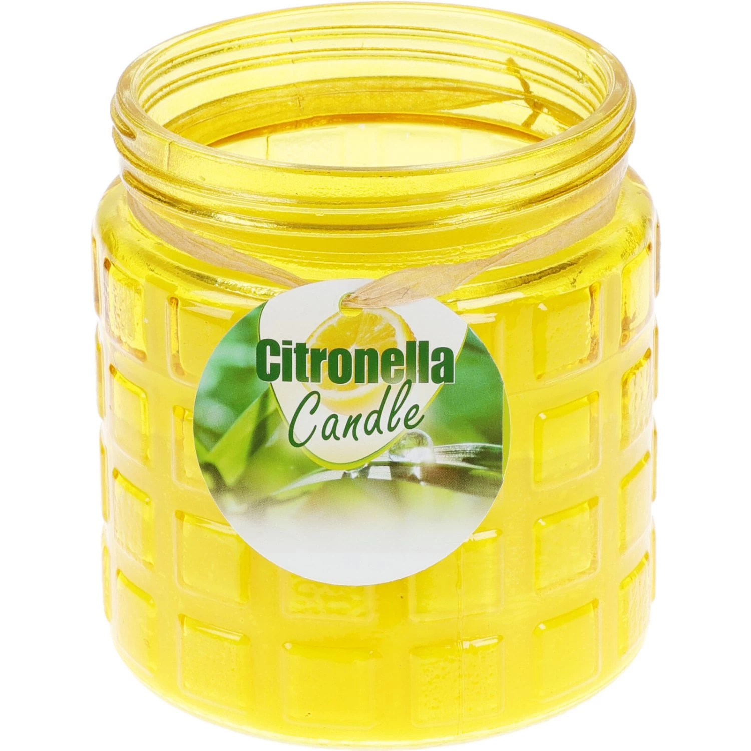 Citronella Kaars In Glazen Pot Assorti 1 Citronella Kaars In Glazen Pot Assorti