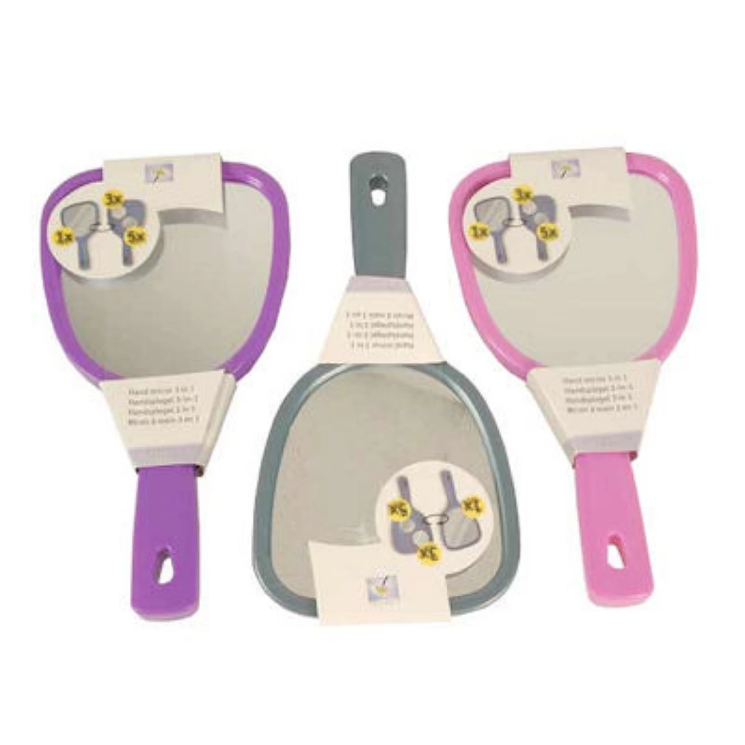 Handspiegel 3 In 1 3Assorti Kleur 5 Handspiegel 3 In 1 3Assorti Kleur - Afbeelding 5