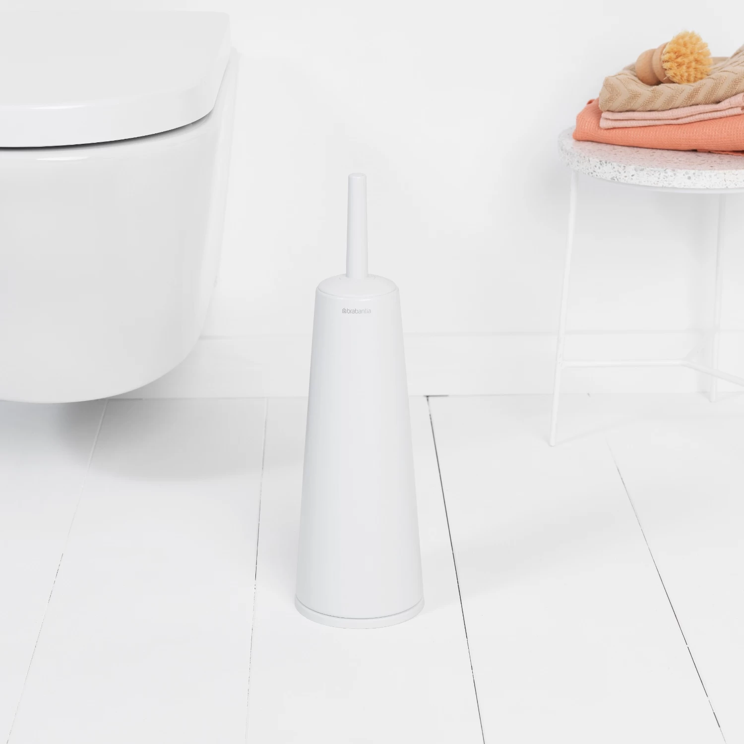 Brabantia ReNew Toiletborstel Met Houder White 3 Brabantia ReNew Toiletborstel Met Houder White - Afbeelding 3