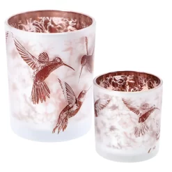Theelichthouder Hummingbird L Wit/bruin Glas10x10x12,5cm 7 Theelichthouder Hummingbird L Wit/bruin Glas10x10x12,5cm -NL-Huis & Thuis 2a32bdba2fa4193933b6113862b051db