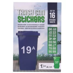 Afvalbak Stickervellen Set 16