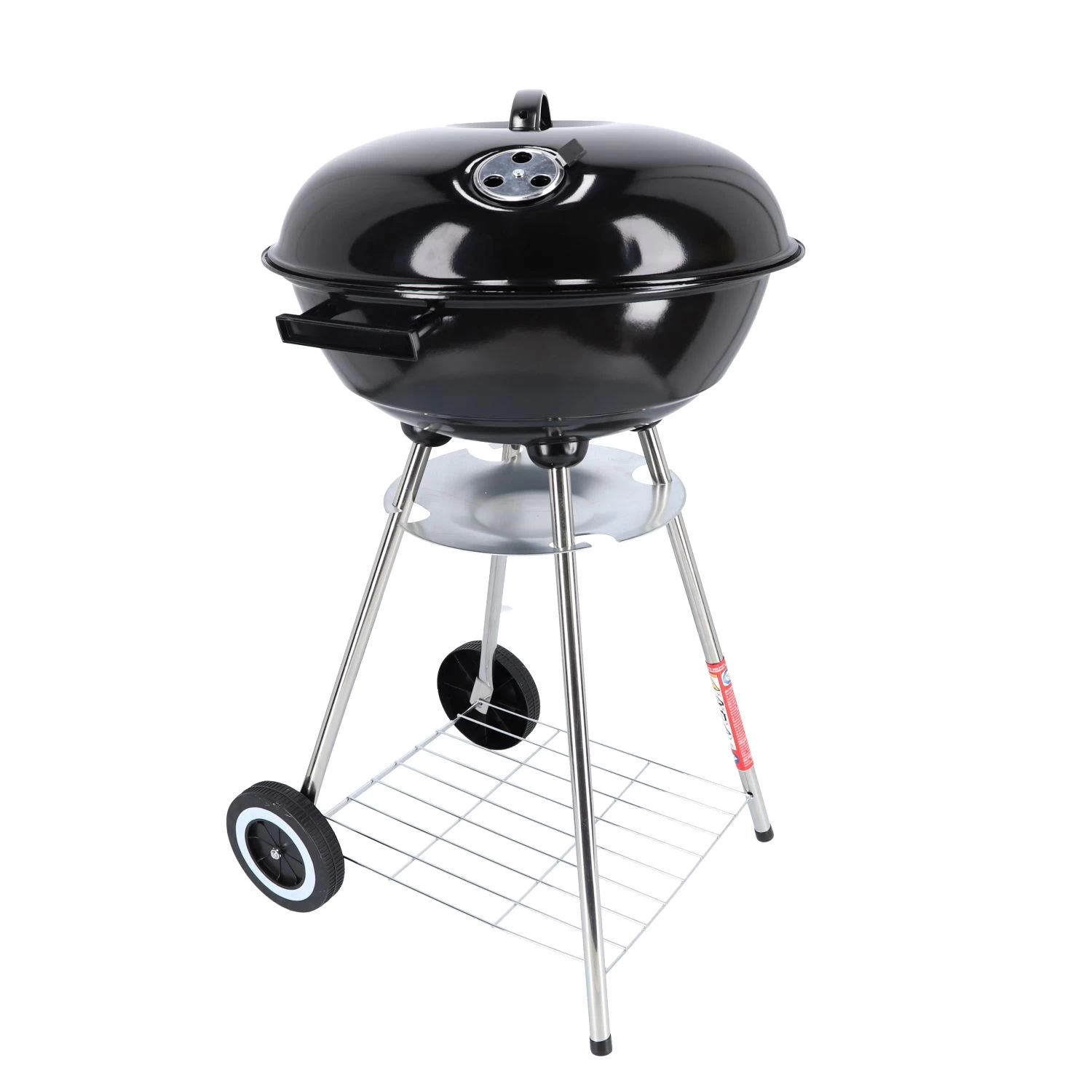 Kogelgrill Houtskoolbarbecue Op Wielen Ø46 Cm 4 Kogelgrill Houtskoolbarbecue Op Wielen Ø46 Cm - Afbeelding 4