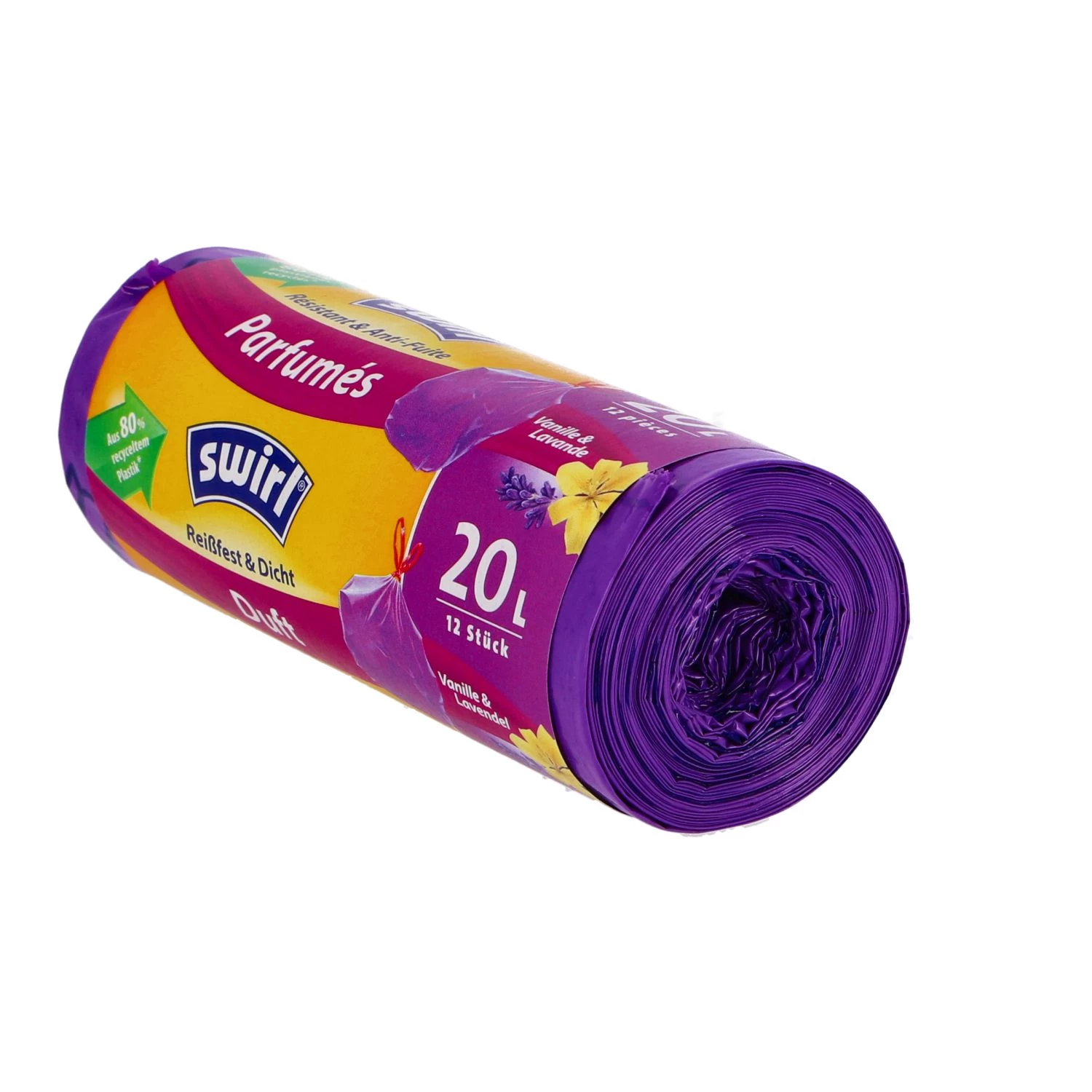 Swirl Pedaalemmerzak Trekband Geparfumeerd 20L12 Stuks 3 Swirl Pedaalemmerzak Trekband Geparfumeerd 20L12 Stuks - Afbeelding 3