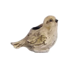Kandelaar Bird Jack Crème/bruin Polystone 13,5x 9x10,2cm -NL-Huis & Thuis 3ea555ef89ca0b05e8c284db7e82faa6