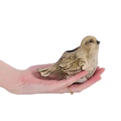 Kandelaar Bird Jack Crème/bruin Polystone 13,5x 9x10,2cm -NL-Huis & Thuis 4729a2596b533351d519d4f11bedd29d