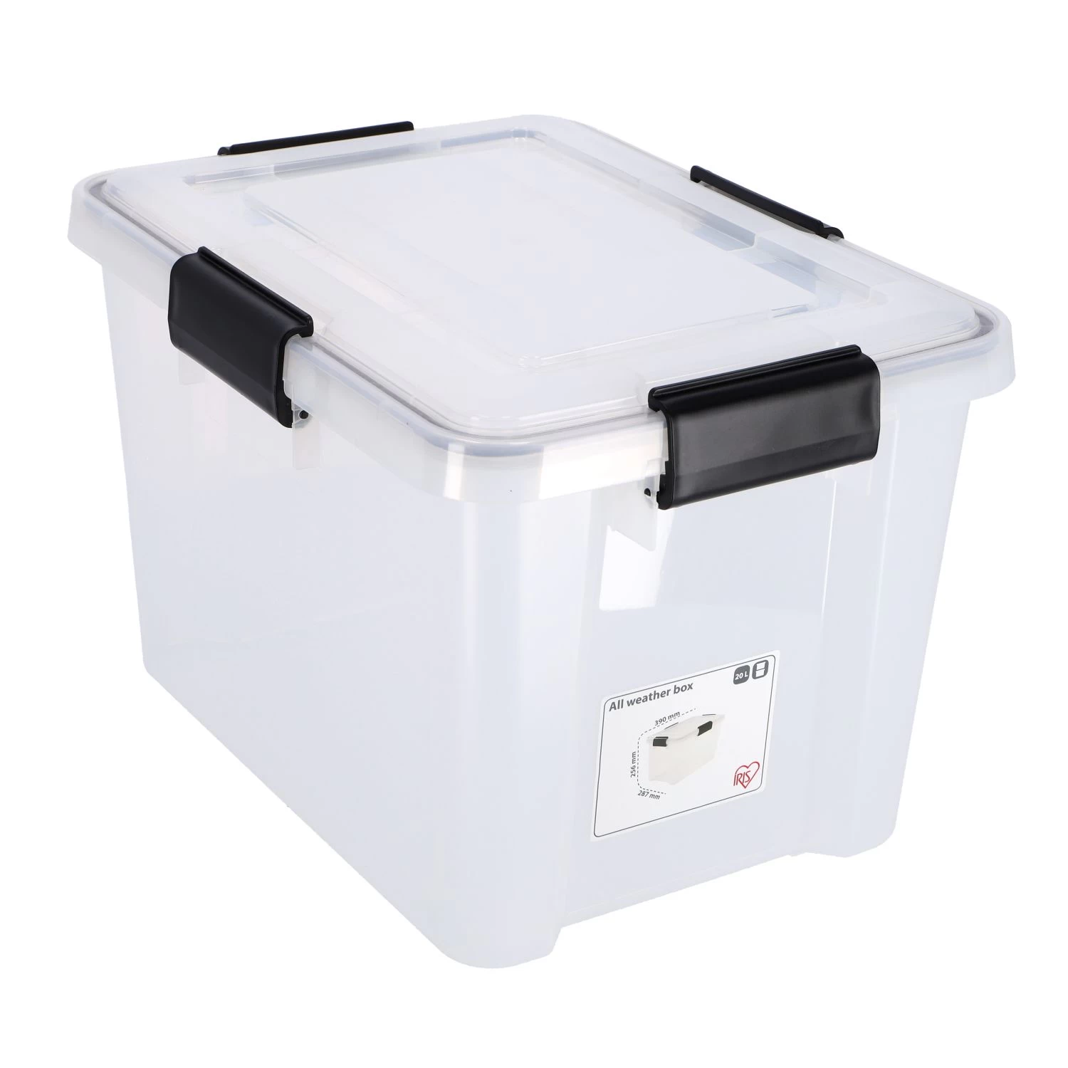 Iris Airtight Box 28l Transparant 40x30x25 Cm 1 Iris Airtight Box 28l Transparant 40x30x25 Cm