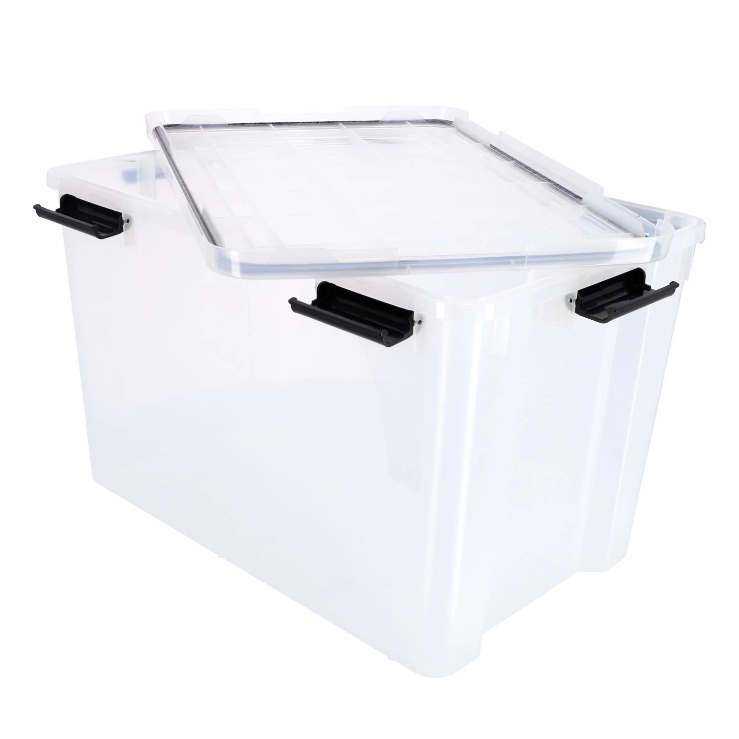 Iris Airtight Box 70l Transparant 60x40x40 Cm 2 Iris Airtight Box 70l Transparant 60x40x40 Cm - Afbeelding 2