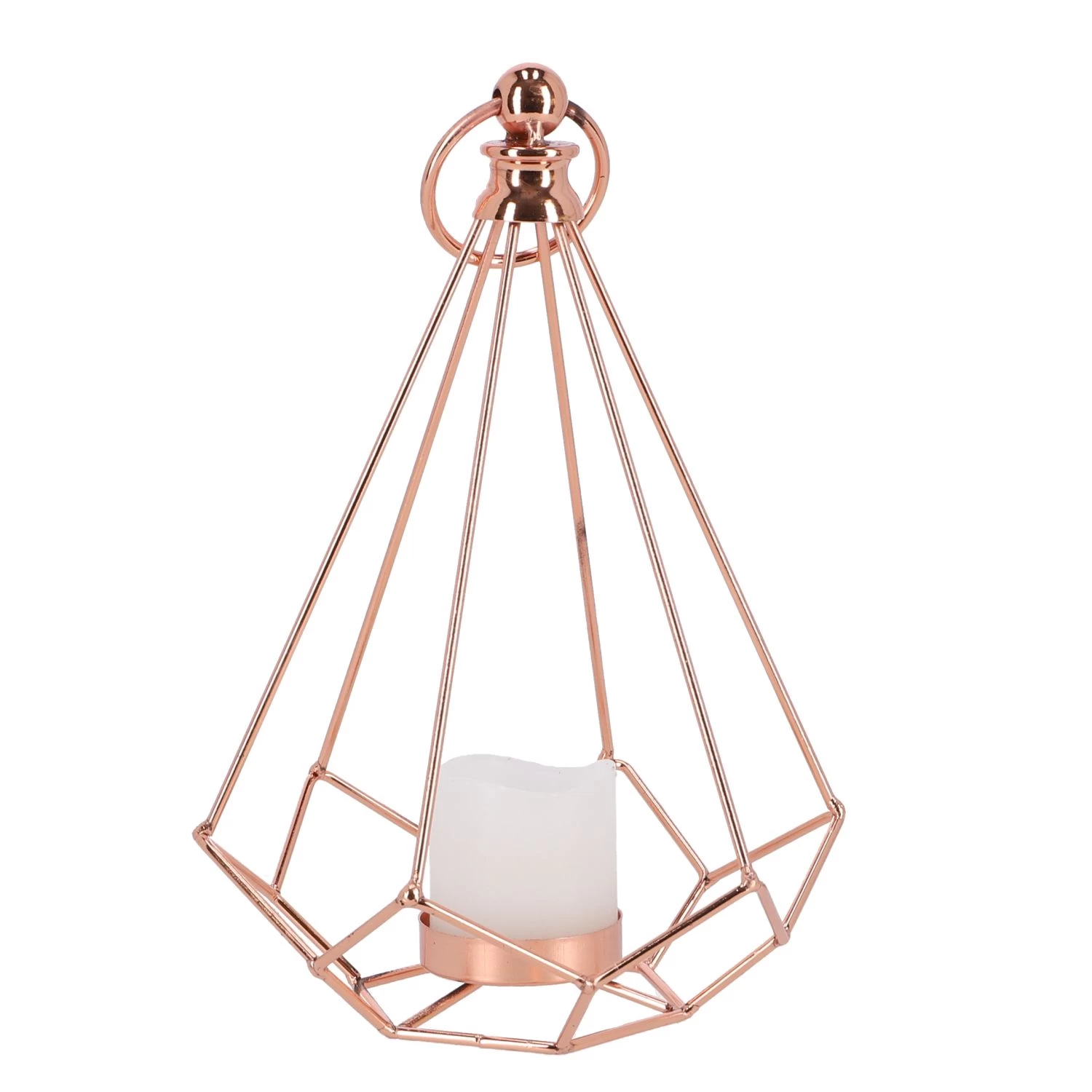 Lantaarn Edge Met LED Kaars 23,5 Cm 4 Lantaarn Edge Met LED Kaars 23,5 Cm - Afbeelding 4