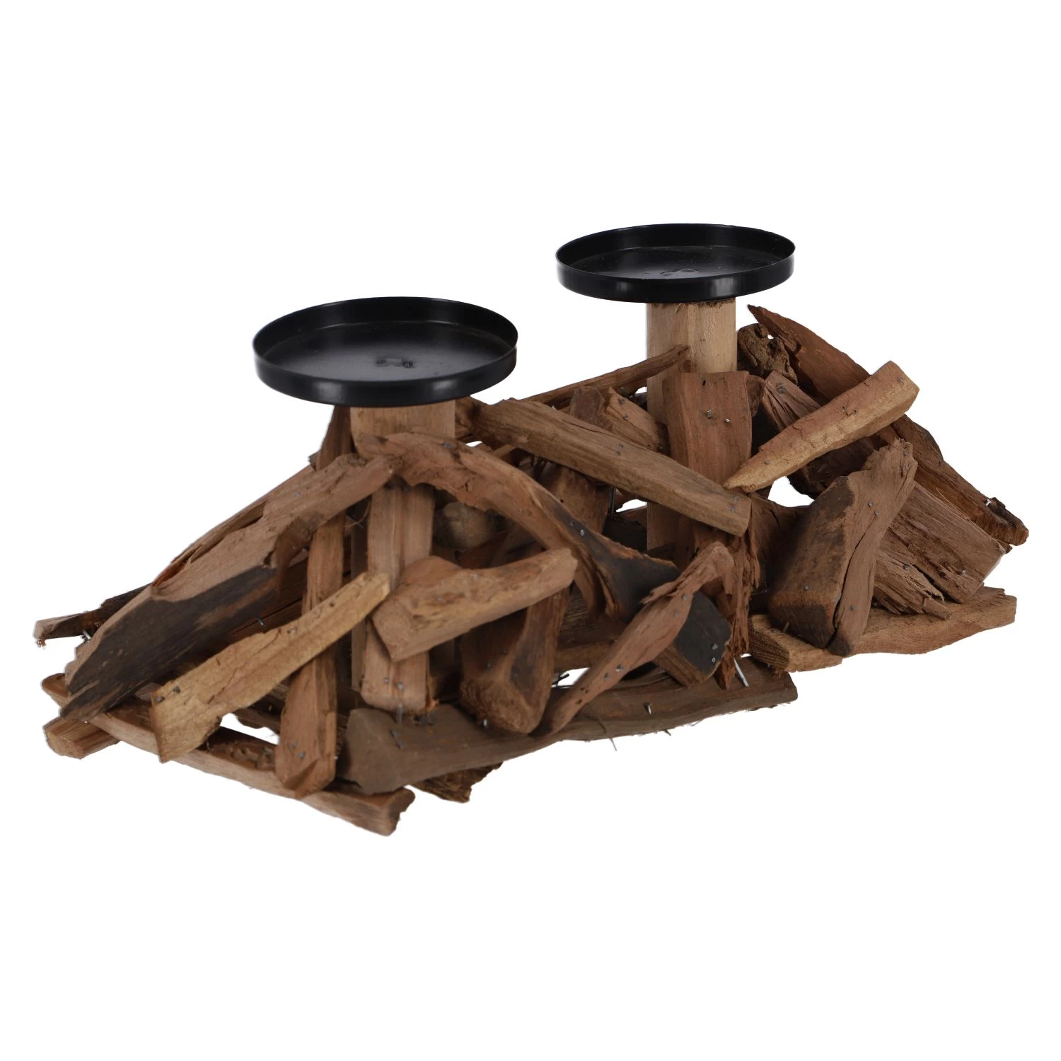 Kandelaar Drijfhout Naturel 32 Cm 1 Kandelaar Drijfhout Naturel 32 Cm