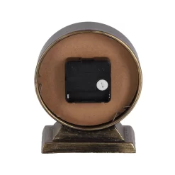 Klok Rond Caroline S Metaal 13x6,5x15cm -NL-Huis & Thuis 912fc169716cc0b683d9e88196497d54