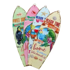 Muurdecoratie Surfplank Hout 90 X 60 X 20 Cm 4 Assorti -NL-Huis & Thuis b436552939b4a67e18ca3b75f6adf65f