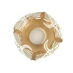 Theelichthouder Op Voet Leaf Lina Crème/goudmetaal 10x10x21cm 10 Theelichthouder Op Voet Leaf Lina Crème/goudmetaal 10x10x21cm -NL-Huis & Thuis b875de0043ee816d76a2b1f352dd6907