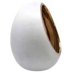 Theelichthouder Pim Large Goud/wit Aardewerk 11,5x15 Cm -NL-Huis & Thuis df8de6311cf9378cc69a4450086ca16d