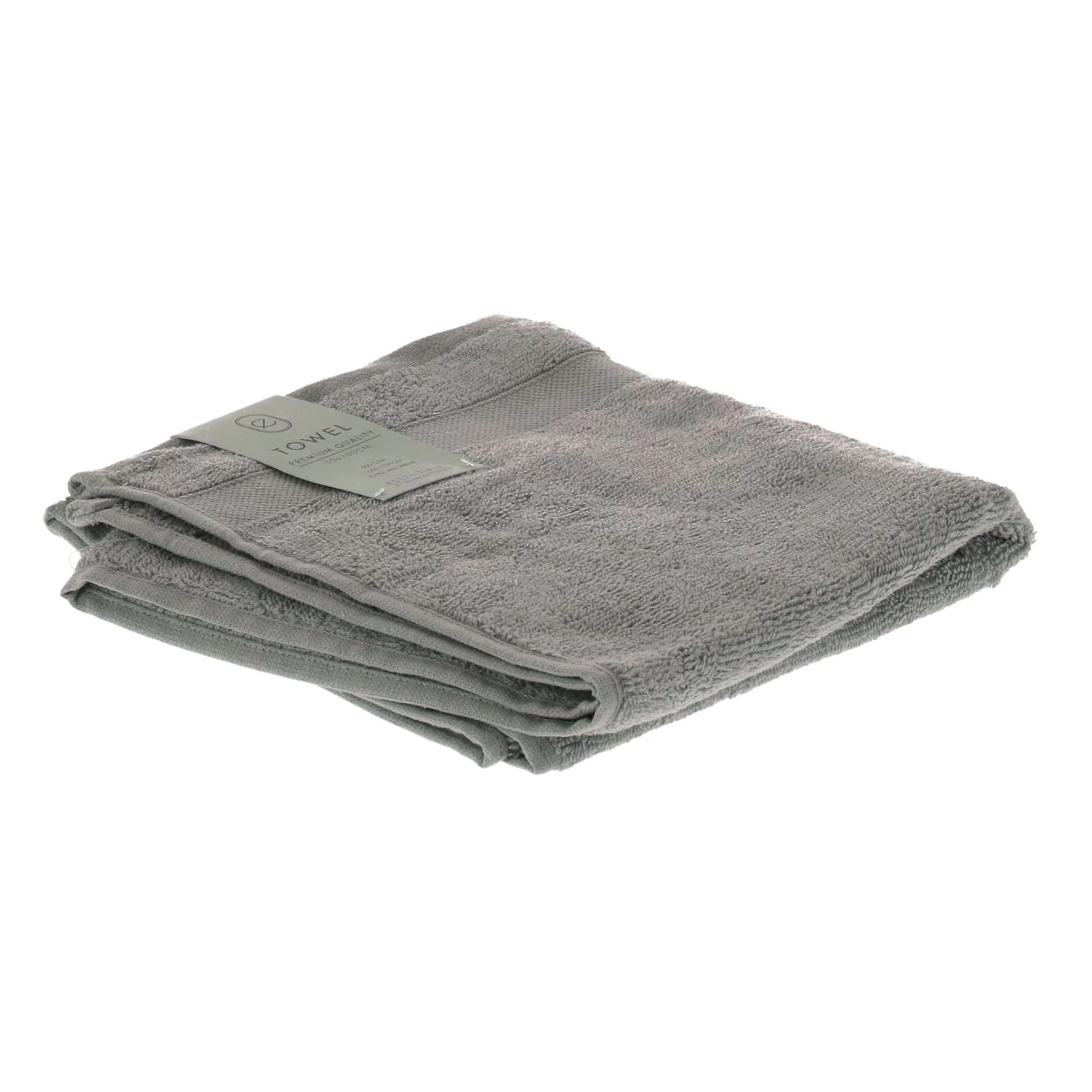 Handdoek 50x100 Cm Licht Grijs 4 Handdoek 50x100 Cm Licht Grijs - Afbeelding 4