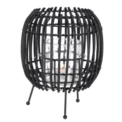 Lantaarn Rattan 20 Cm Assorti