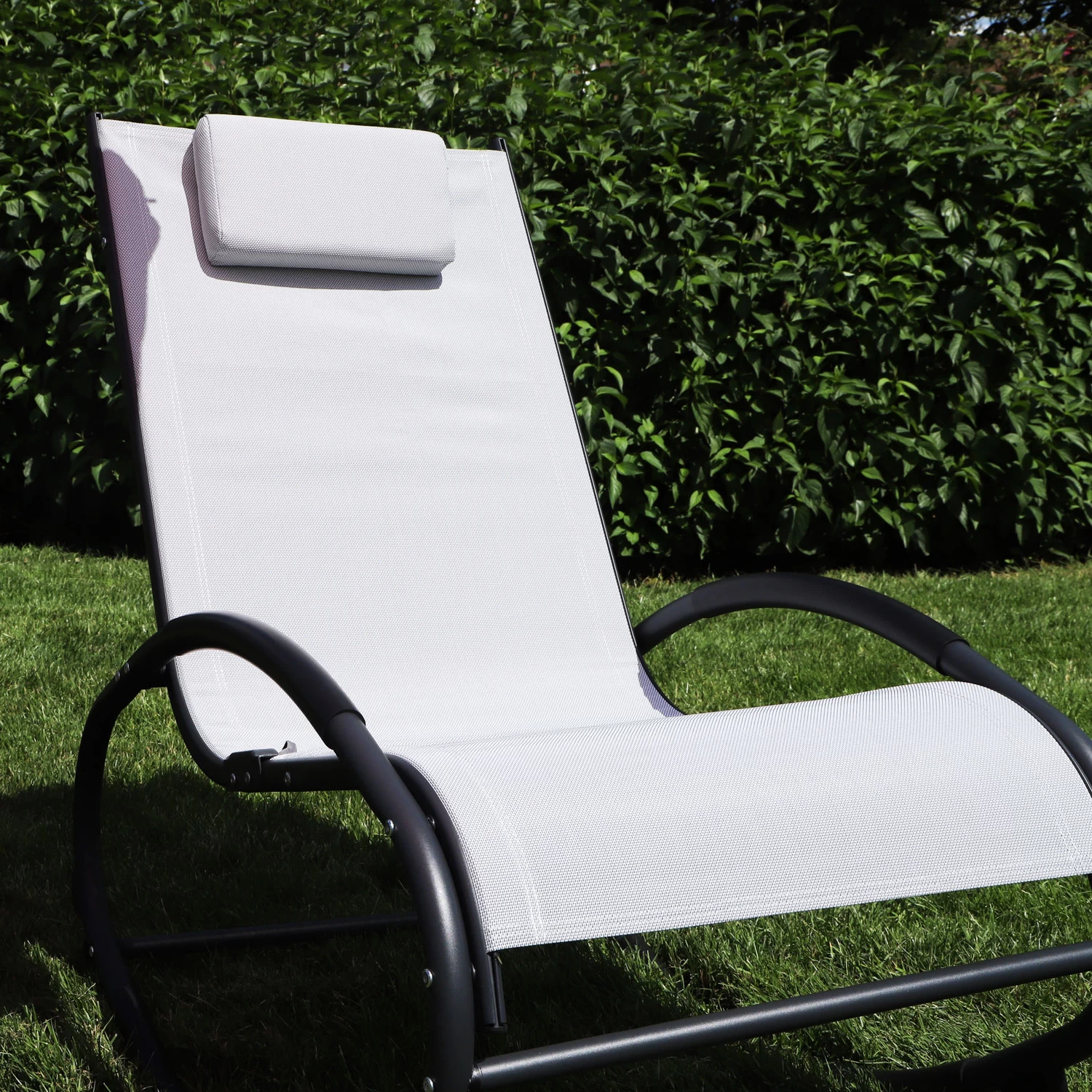 Pro Garden Schommelstoel Met Kussen 2 Pro Garden Schommelstoel Met Kussen - Afbeelding 2